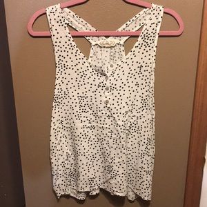 Polka dot tank